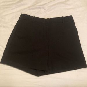 Zara black basic shorts